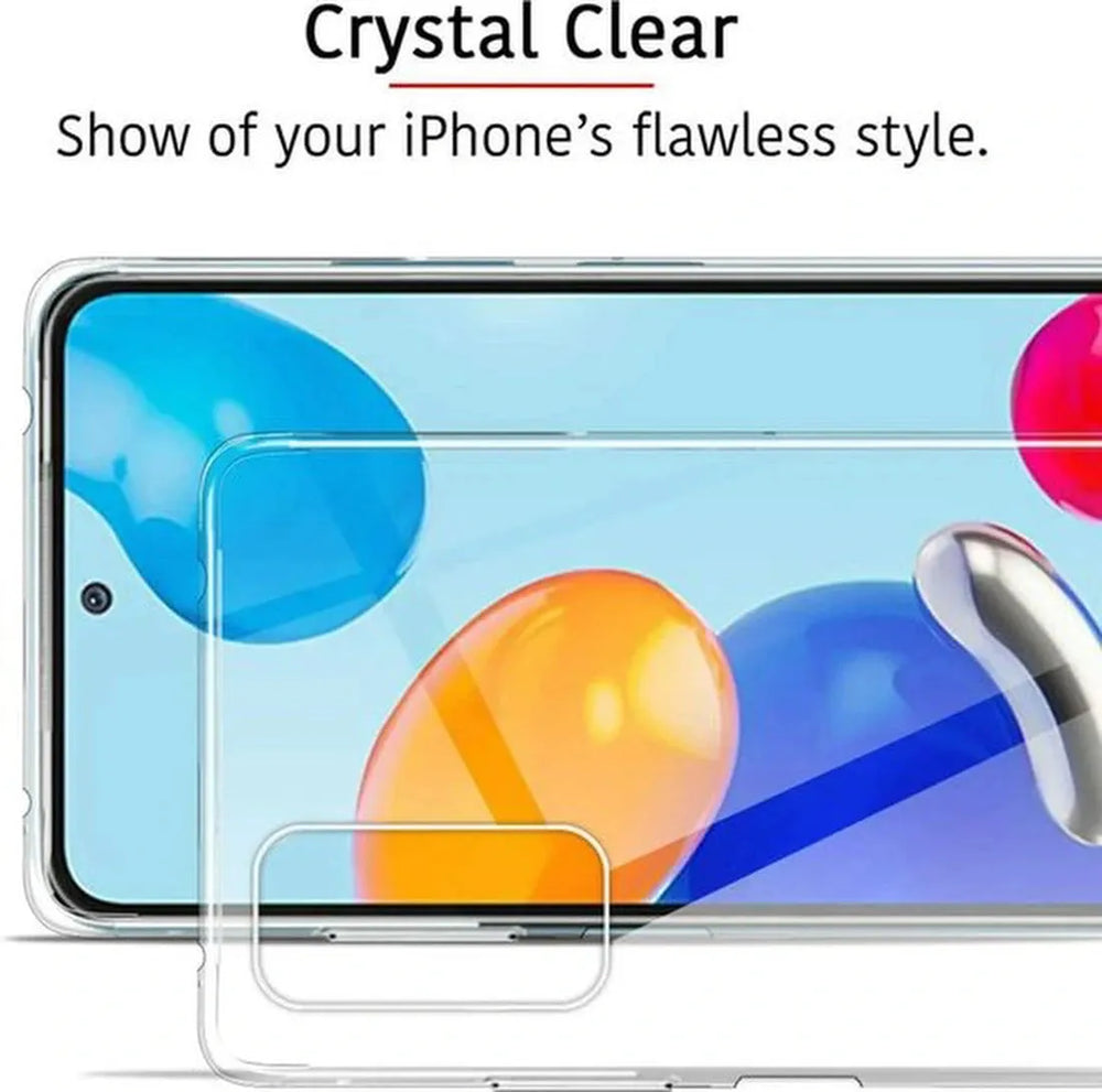 Xiaomi Redmi Note 11 Pro+ 5G Hoesjes – Siliconen Backcover – Flexibel – Transparant – Soft TPU-Ilumina Benelux