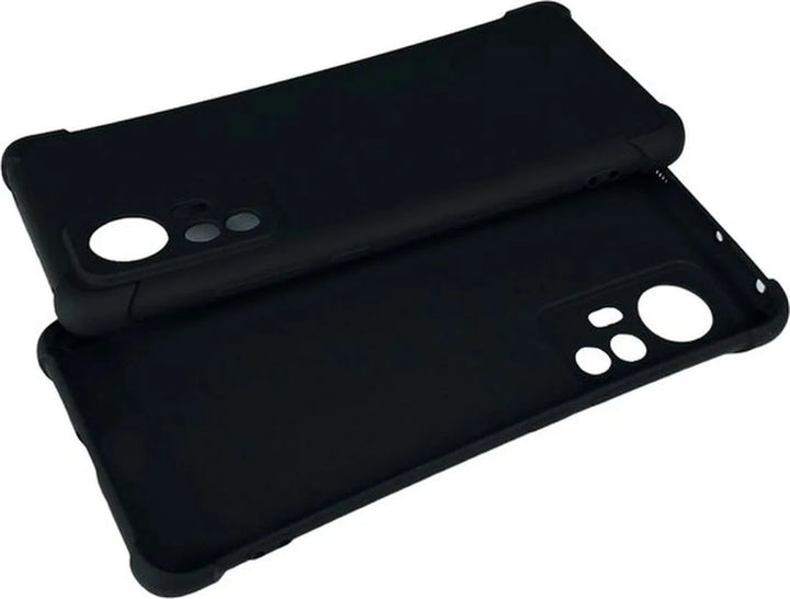 Xiaomi 12 / 12X Hoesjes – Soft TPU Siliconen Backcover – Schokbestendig – Zwart-Ilumina Benelux