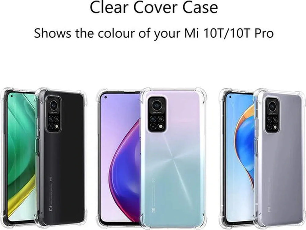 Xiaomi Mi 10T / 10T Pro 5G Hoesjes – Soft TPU Siliconen Backcover – Schokbestendig – Transparant-Ilumina Benelux