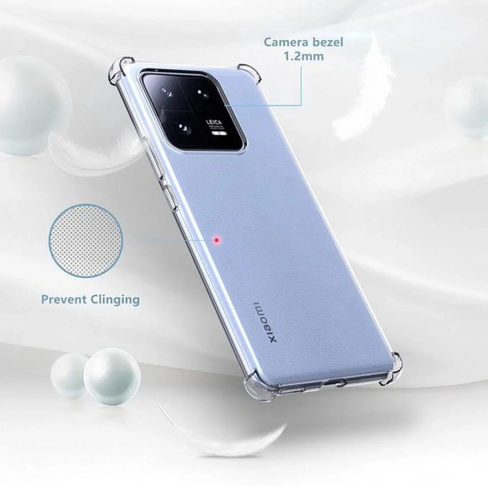 Xiaomi 13 Hoesjes – Transparante TPU Siliconen Backcover – Schokbestendig – Soft Case-Ilumina Benelux