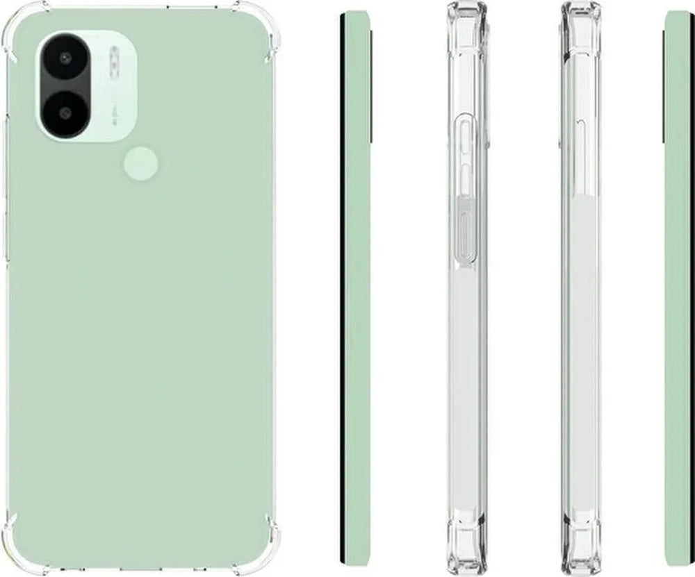 Xiaomi Redmi A1/A2/A1 Plus/A2 Plus Hoesjes – Soft TPU Siliconen Backcover – Schokbestendig – Transparant-Ilumina Benelux