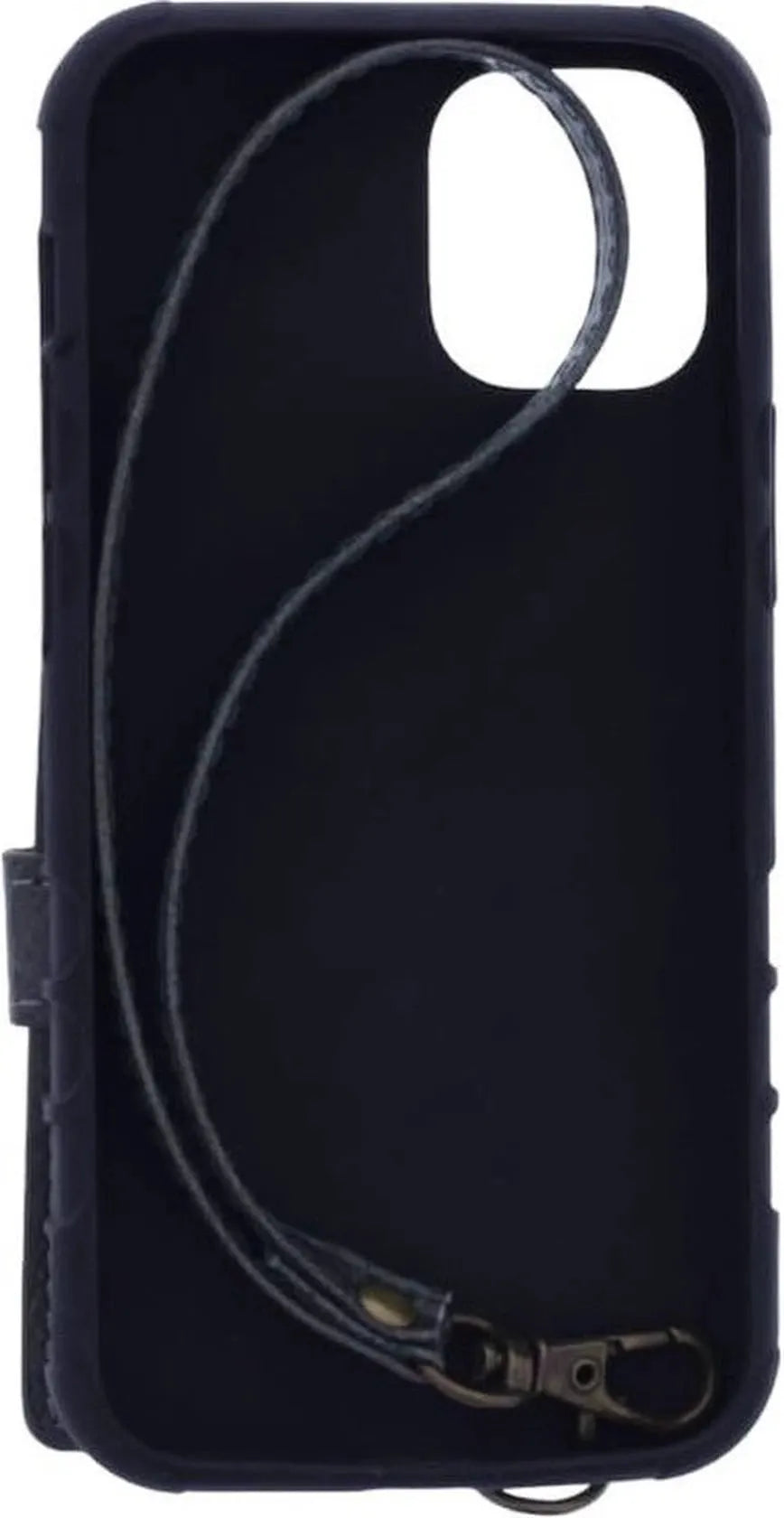 iPhone 12 Pro Max Hoesjes – Siliconen Backcover – Pasjeshouder – Polsbandje – Grijs-Ilumina Benelux