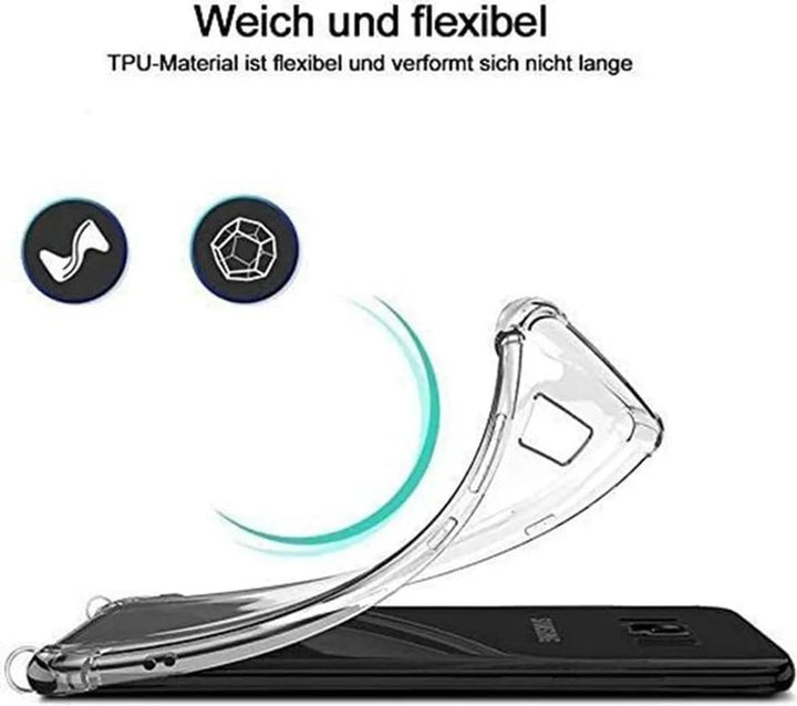 Oppo F17/A73 2020 Hoesjes – Transparante Siliconen Backcover met Koord – Schokbestendig Anti-shock Stootrand-Ilumina Benelux