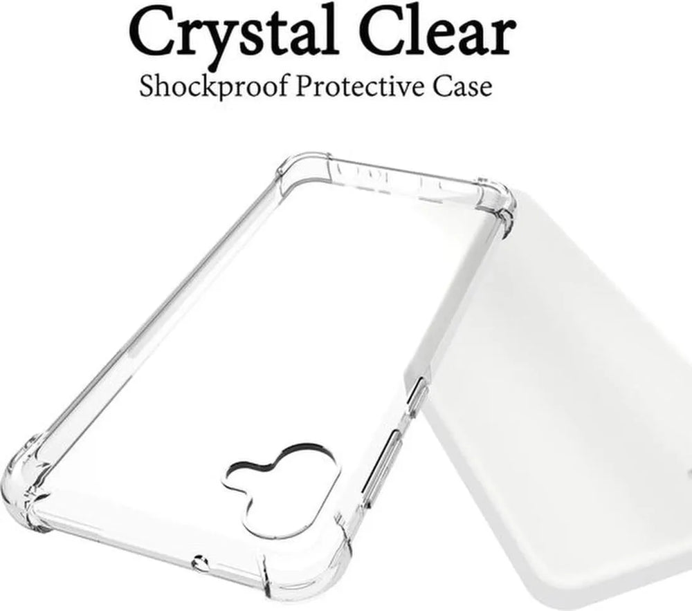 Samsung Galaxy A05 Hoesjes – Anti-Shock Siliconen Backcover – Schokbestendig – 2x Screenprotector Gehard Glas-Ilumina Benelux