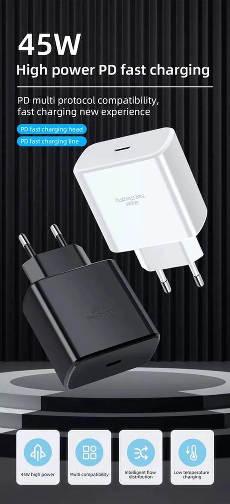 Lightning naar USB-C Oplaadkabel – Geschikt voor iPhone 11/12/13/14 & iPad – 45W Snelladen – 2 Meter-Oplader-Ilumina Benelux