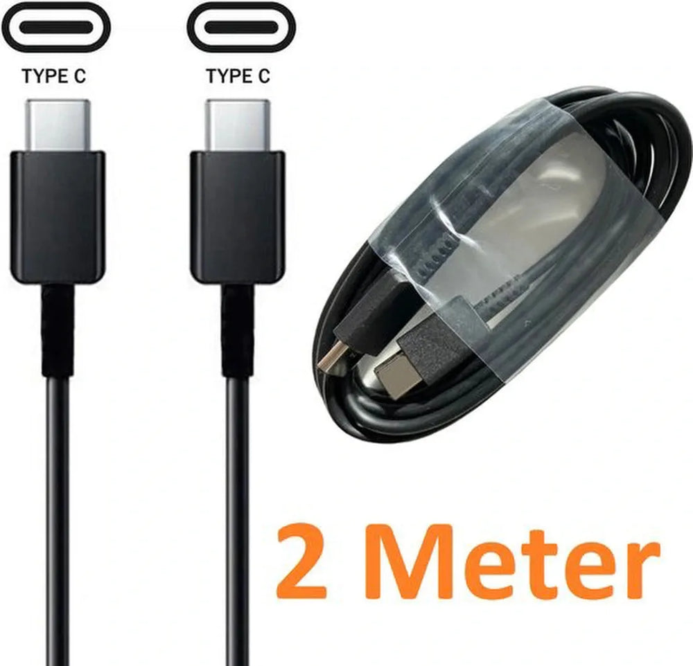 USB-C kabel – Geschikt voor GoPro/Xbox Series X/Nintendo Switch/PS5 Controller – Snelladen – 2 Meter – Zwart-Ilumina Benelux