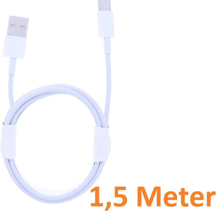 USB-C kabel – Geschikt voor GoPro/Nintendo Switch/Xbox Series X/PS5 Controller – USB-A 2.0 – 1,5m – Wit-Ilumina Benelux