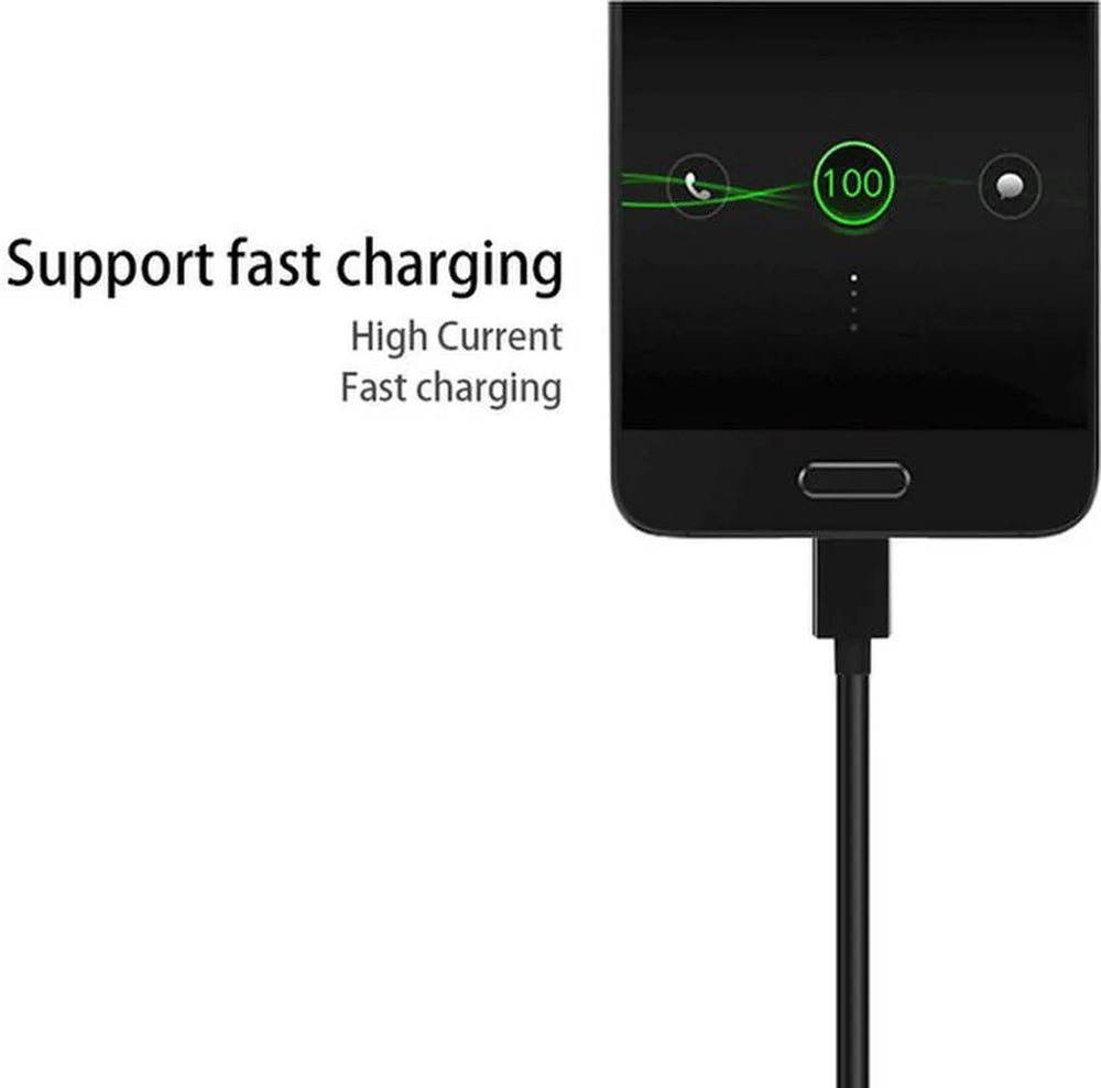 USB-C kabel – USB-A 2.0 Oplaadkabel – Xbox Series X/GoPro/Nintendo Switch, PS5 Controller – 1,5 Meter – Zwart-Ilumina Benelux