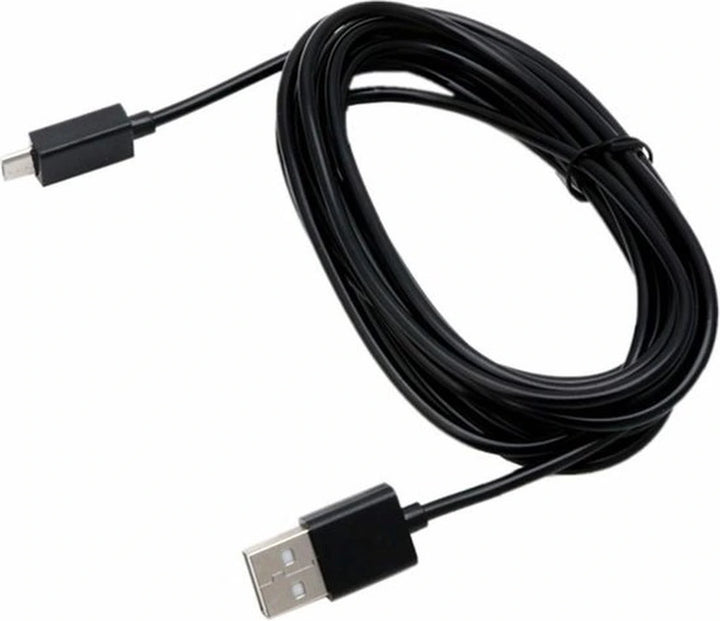 Micro USB Oplaadkabel – Geschikt voor Samsung, Huawei, Sony, LG, Motorola, Alcatel, Kobo, PS4 Controller – 3 Meter – Zwart-USB-Kabels-Ilumina Benelux
