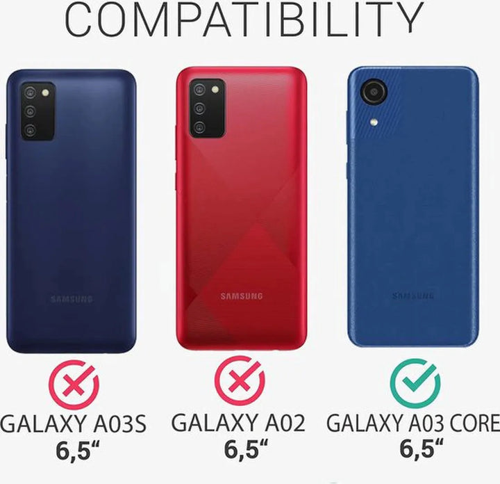 Samsung Galaxy A03 Core Hoesjes – Siliconen Backcover – Schokbestendig – Zwart-Ilumina Benelux