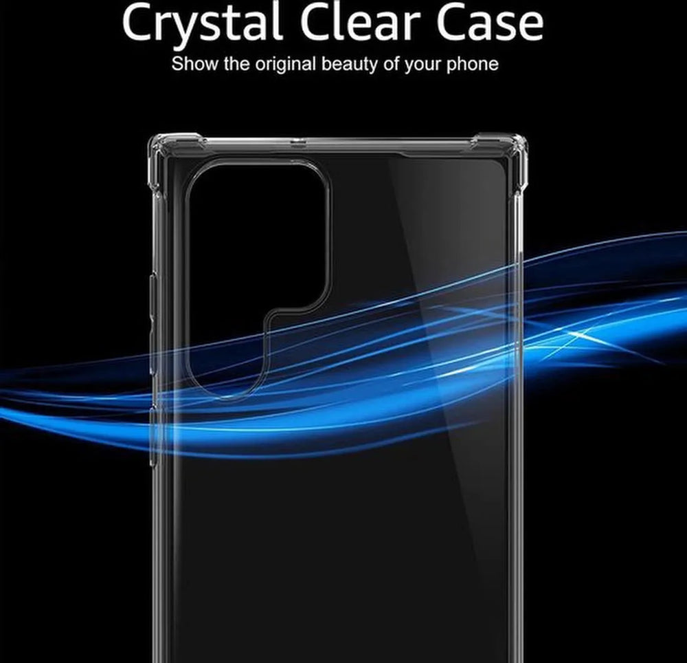 Samsung Galaxy S22 Ultra Hoesjes – Siliconen Backcover – Schokbestendig – Flexibel – Transparant-Ilumina Benelux