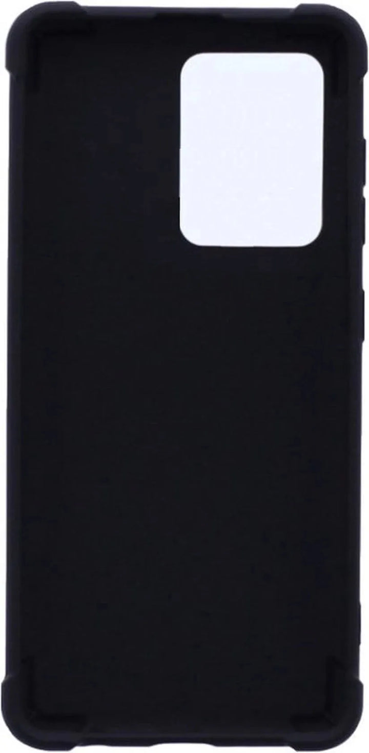 Samsung Galaxy S22 Ultra Hoesjes – Anti-Shock Siliconen Backcover – Inclusief Screenprotector Gehard Glas – Zwart-Ilumina Benelux