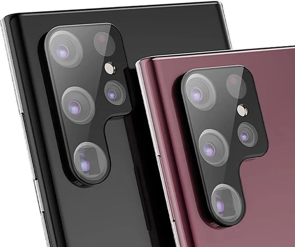 Samsung Galaxy S22 Ultra Hoesjes – Soft TPU Siliconen Backcover – Privacy Screenprotector – Camera Lens Protector – Zwart-Ilumina Benelux