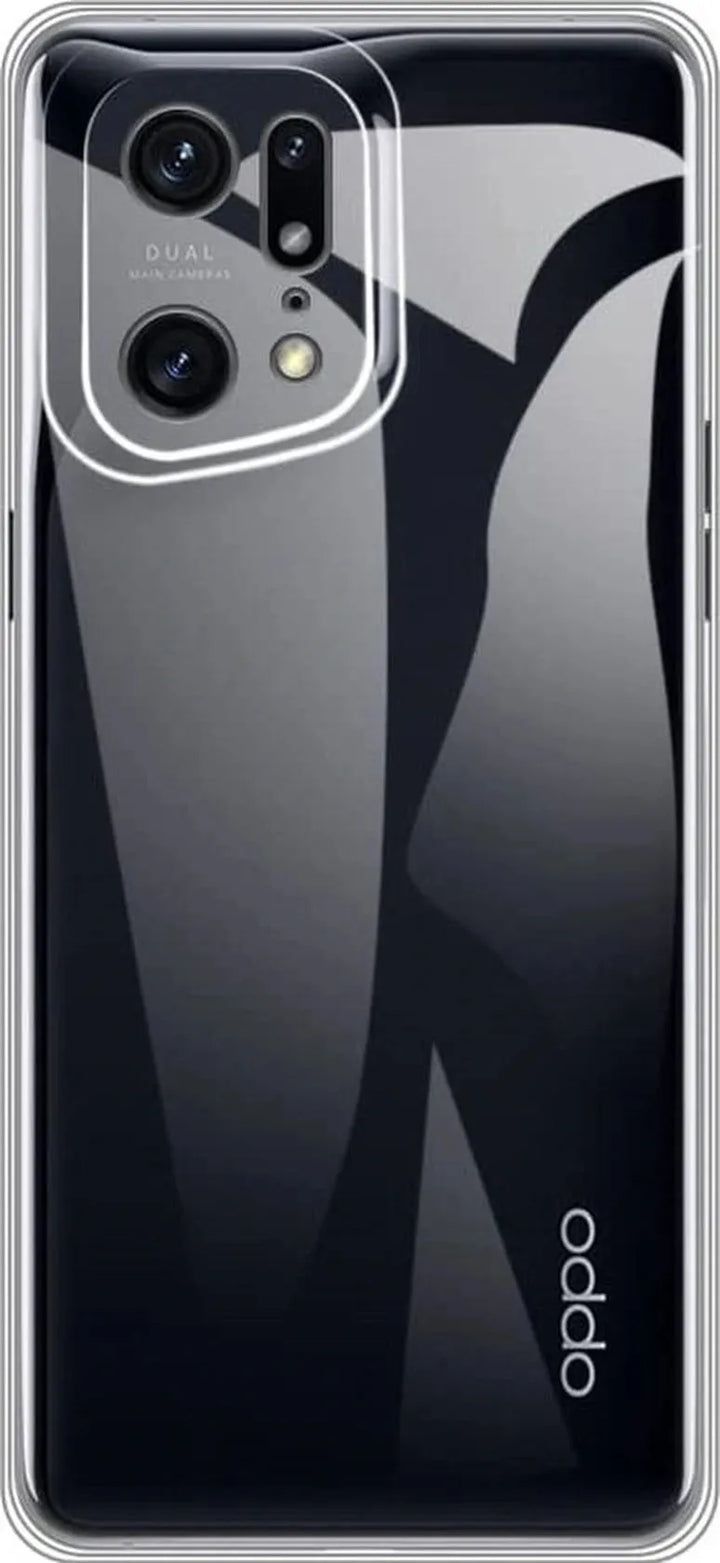 Oppo Find X5 Pro Hoesjes – Siliconen Backcover – Schokbestendig – Transparant-Ilumina Benelux