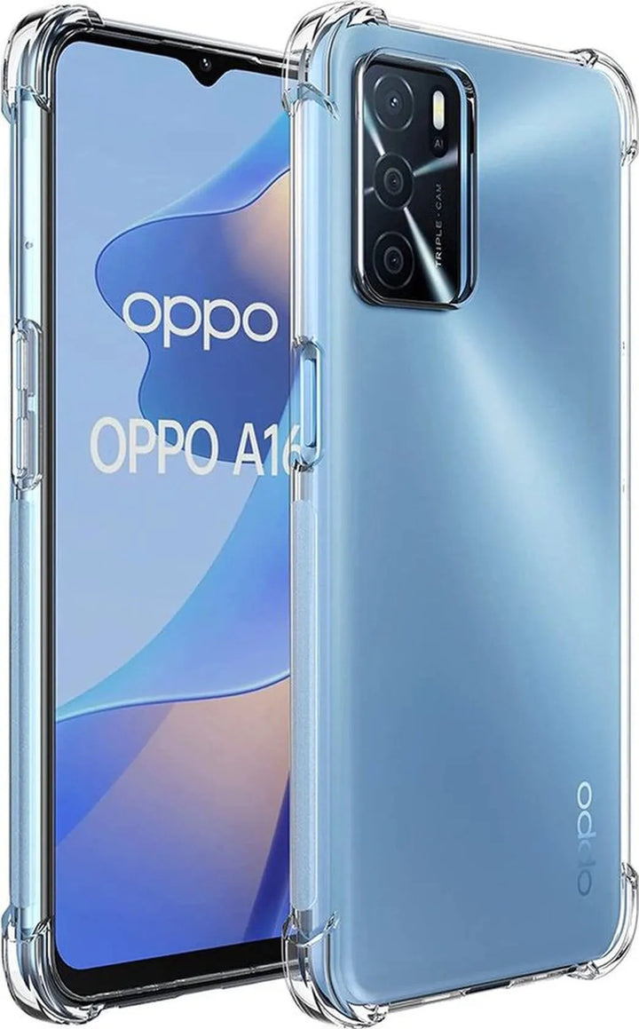 Oppo A16/A16s/A54s Hoesjes – Soft TPU Siliconen Backcover – Schokbestendig – Transparant-Ilumina Benelux
