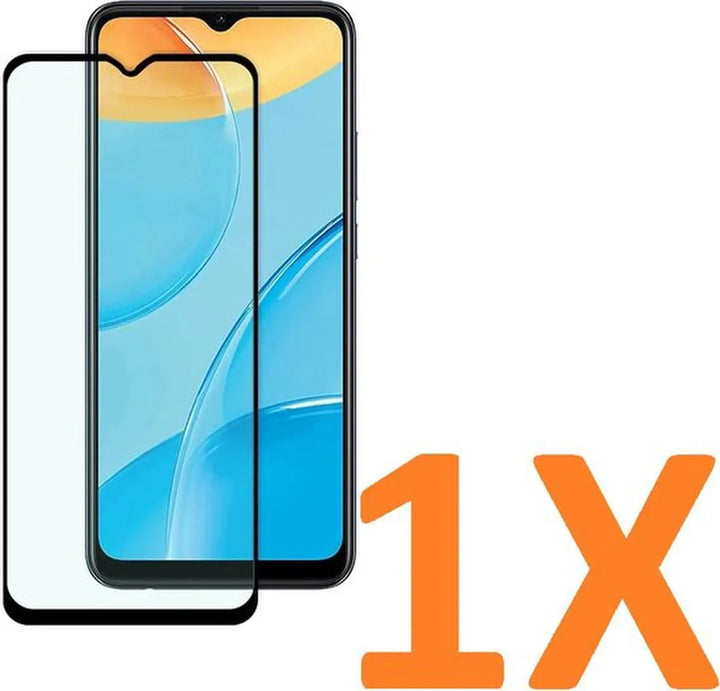 Oppo A15/A15s Hoesjes – Siliconen Backcover – Schokbestendig – 1 Pack Screenprotector Gehard Glas – Transparant-Ilumina Benelux