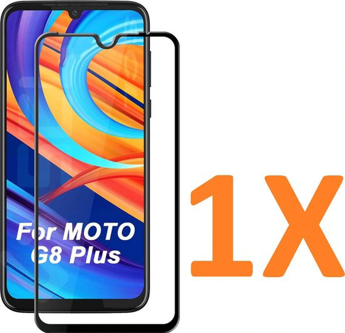Screenprotector - Geschikt voor Motorola Moto G8 Plus - 9H Glas (1-Pack)