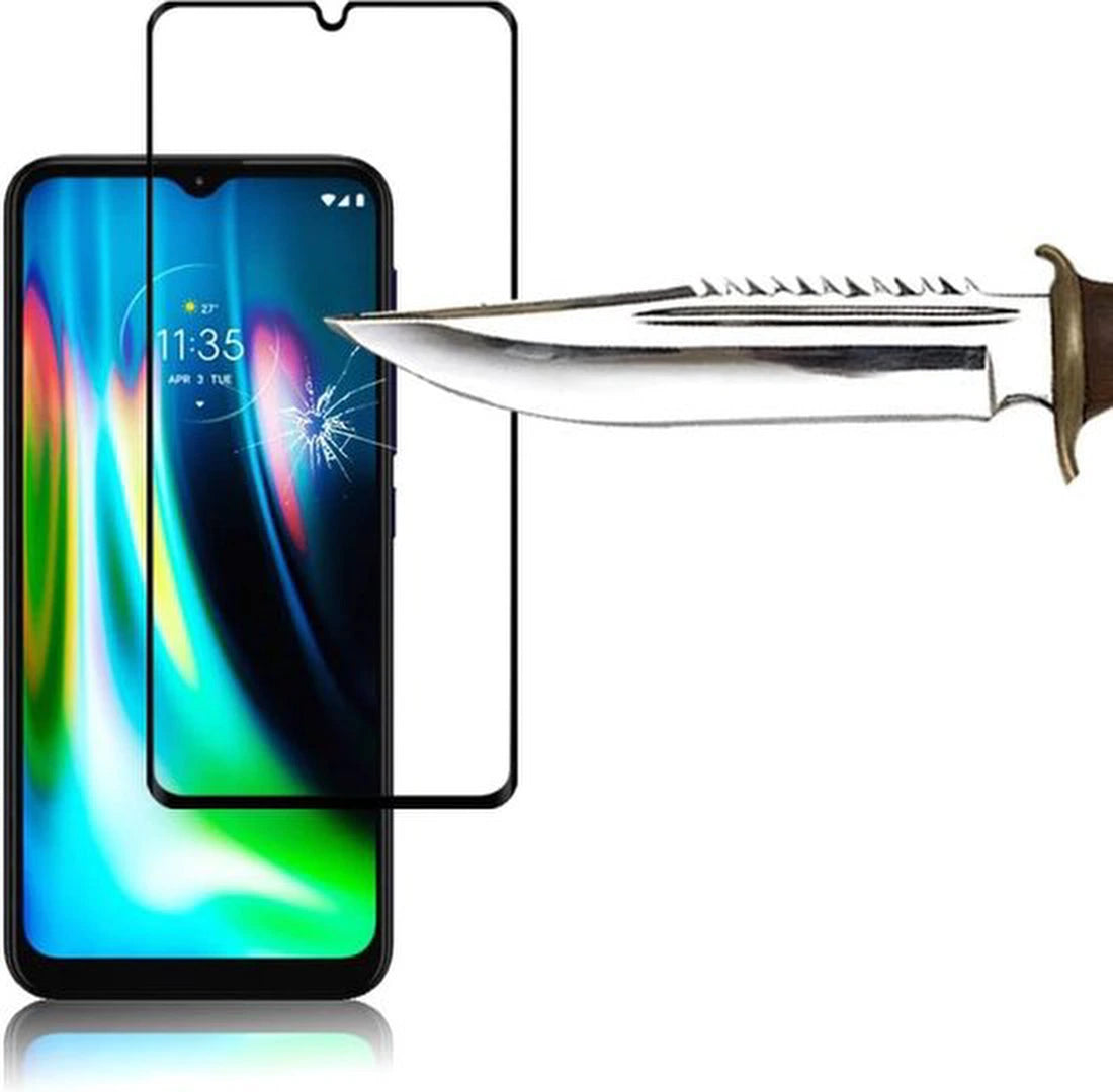 Screenprotector – Geschikt voor Motorola Moto G9 Play / Moto E7 Plus – Gehard Glas 9H – Anti-kras – 2-Pack – Transparant