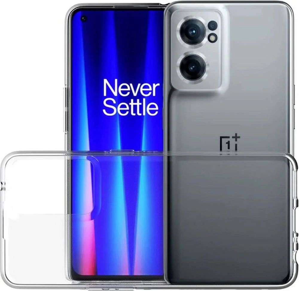 OnePlus Nord CE 2 5G Hoesjes – Transparante Siliconen Backcover – Inclusief 2x Screenprotector – Anti-kras-Ilumina Benelux