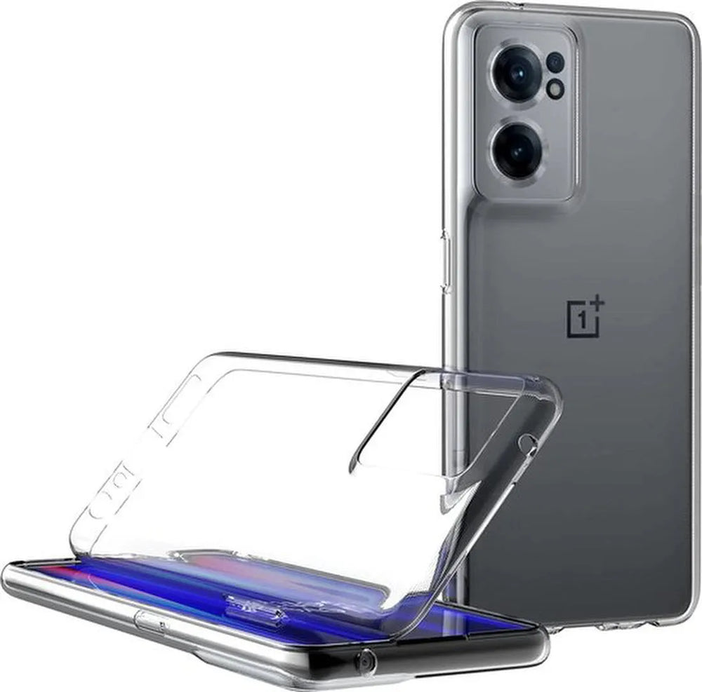 OnePlus Nord CE 2 5G Hoesjes – Transparante Siliconen Backcover – Inclusief 2x Screenprotector – Anti-kras-Ilumina Benelux