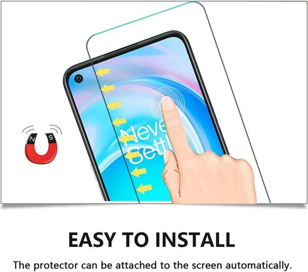 OnePlus Nord 2 5G Hoesjes – Transparante Siliconen Backcover – Inclusief 2x Screenprotector – Anti-kras-Ilumina Benelux