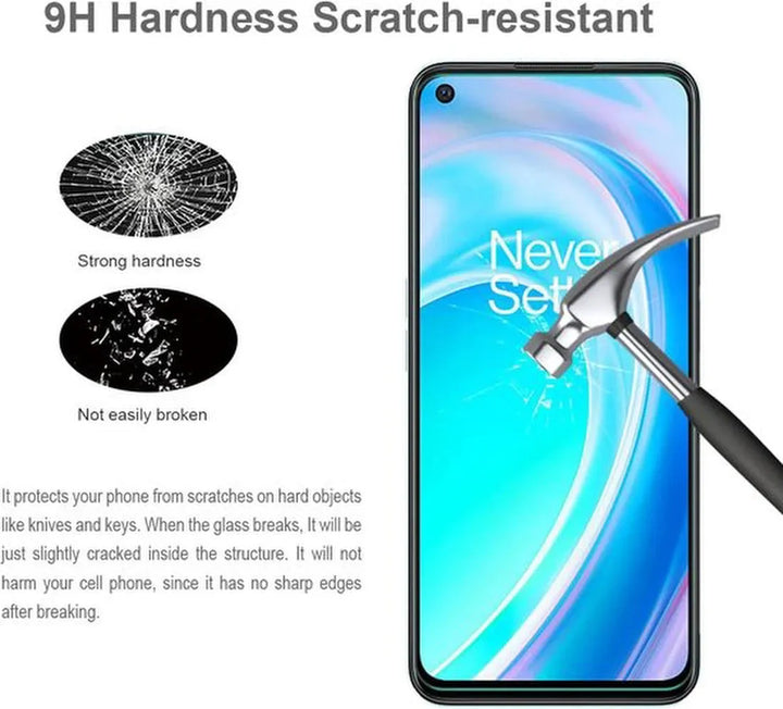 OnePlus Nord 2 5G Hoesjes – Transparante Siliconen Backcover – Inclusief 3x Screenprotector – Anti-kras-Ilumina Benelux