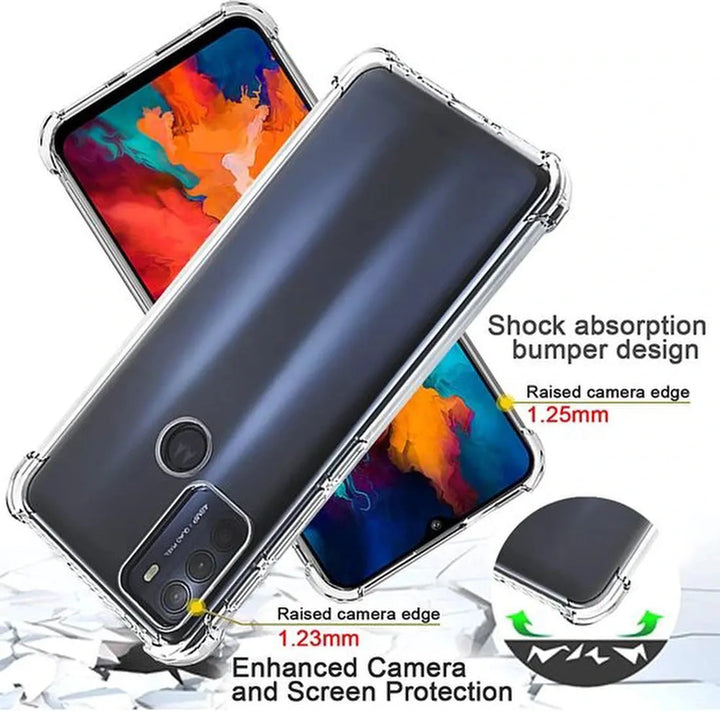 Motorola Moto G50 Hoesjes – Soft TPU Siliconen Backcover – Schokbestendig – Transparant-Ilumina Benelux