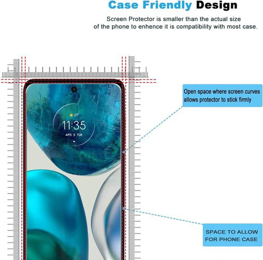 Screenprotector - Geschikt voor Motorola Moto G52 - 9H Glas (2-Pack)