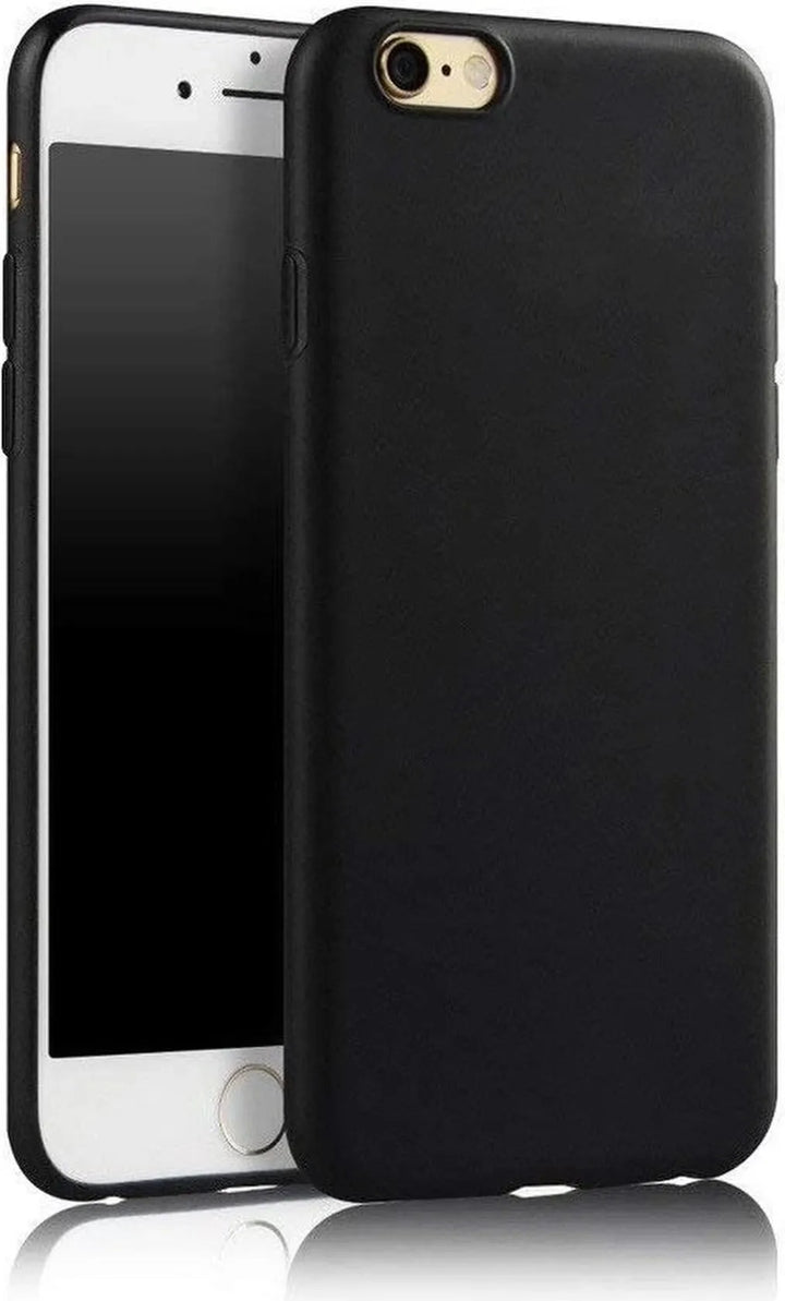 iPhone 7/8/SE 2020/2022 Hoesjes – Soft TPU Siliconen Backcover – Inclusief 3x Screenprotector – Zwart-Ilumina Benelux