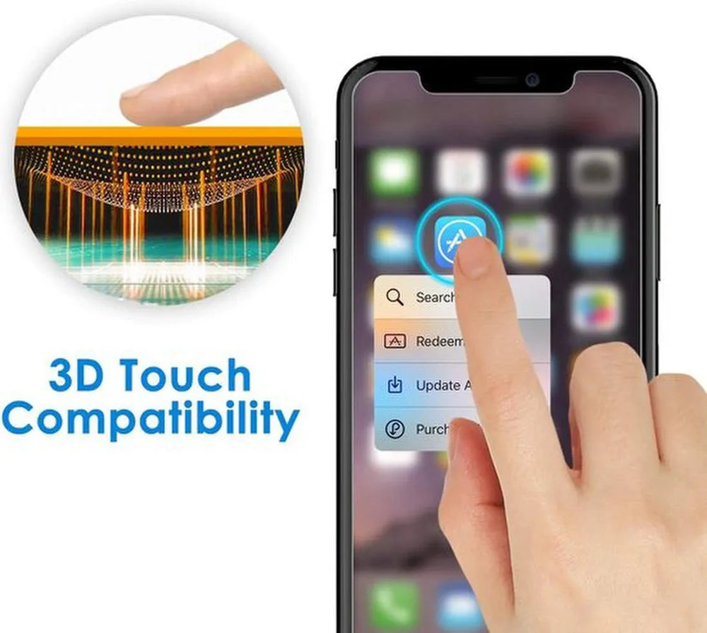 iPhone X / XS Hoesjes – Soft TPU Siliconen Backcover – Transparant – Inclusief Screenprotector – Anti-kras-Ilumina Benelux