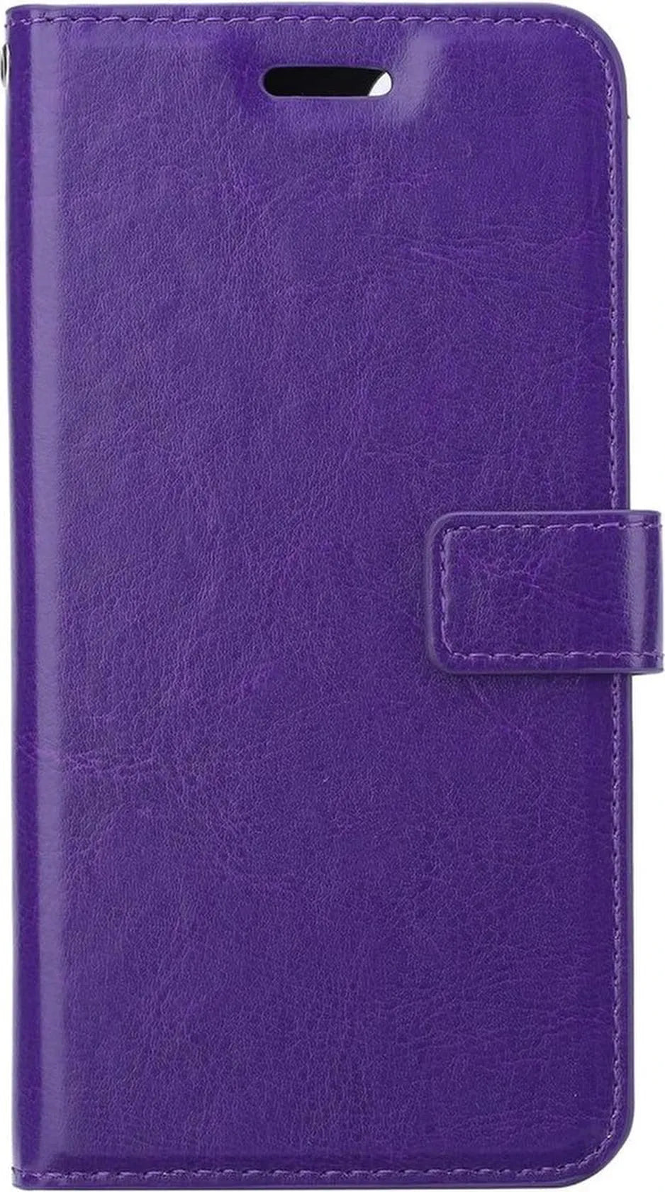 iPhone 14 Hoesjes – Portemonnee Book Case – Magneetsluiting – 2x Gehard Glas Screenprotector – Paars-Ilumina Benelux