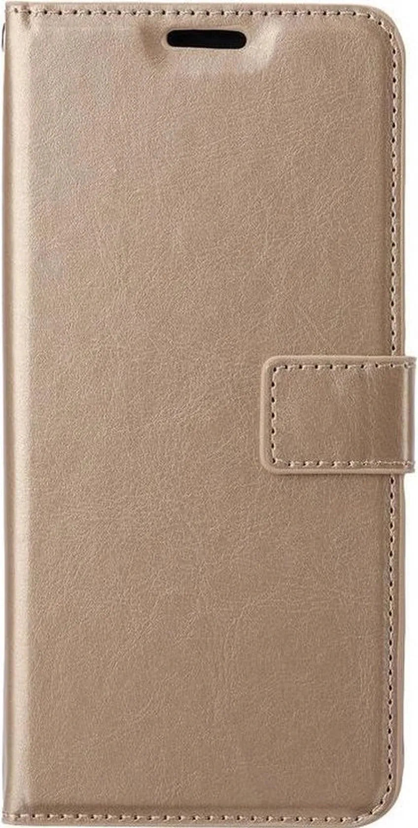 iPhone 5/5S/SE Hoesjes – Portemonnee Book Case – Pasjeshouder – Magneetsluiting – Goud-Ilumina Benelux