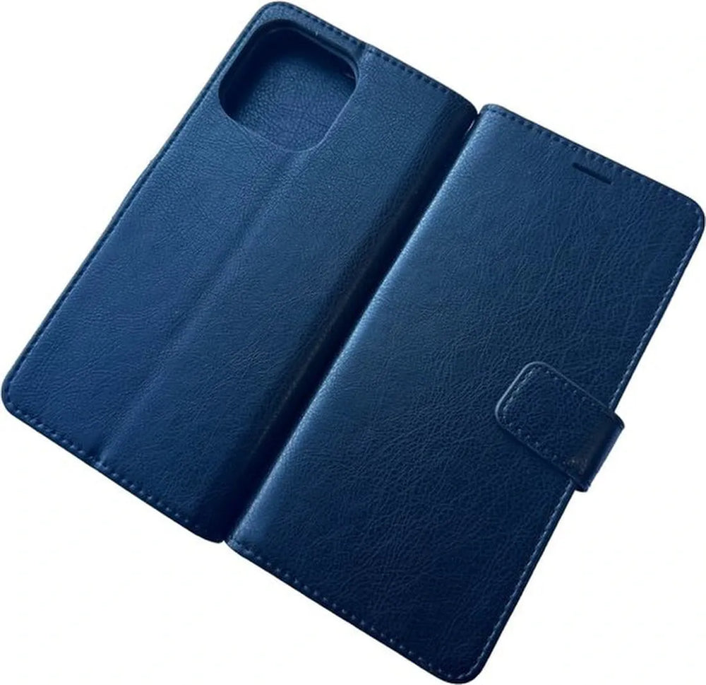 iPhone 14 Pro Hoesjes – Portemonnee Book Case – Pasjeshouder – Magneetsluiting – Blauw-Ilumina Benelux