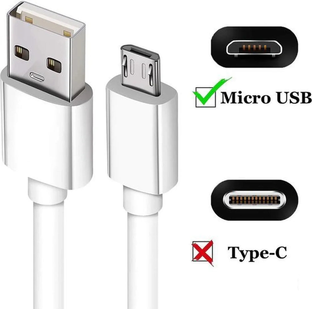 Oplader – Geschikt voor Samsung Galaxy A10/A3/A5/A6/A7/J3/J4/J5/J6/S4/S5 Mini/S6/S7 Edge – 1 Meter Kabel-Oplader-Ilumina Benelux