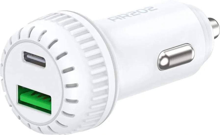 Autolader – Snellader QC 3.0 + USB-C – 2 Poorten – Geschikt voor iPhone 14/13/12/11/X/XS/XR/SE-Oplader-Ilumina Benelux