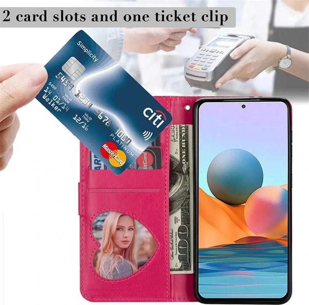 Oppo A15 Hoesjes – Glitter Portemonnee Case – Rits & Koord – Pasjeshouder – Roze-Ilumina Benelux
