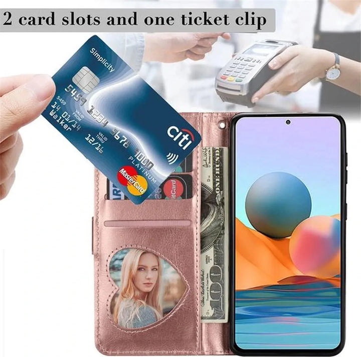 Samsung Galaxy A12 Hoesjes – Glitter Portemonnee Case – Rits – Koord – Pasjeshouder – Roségoud-Ilumina Benelux