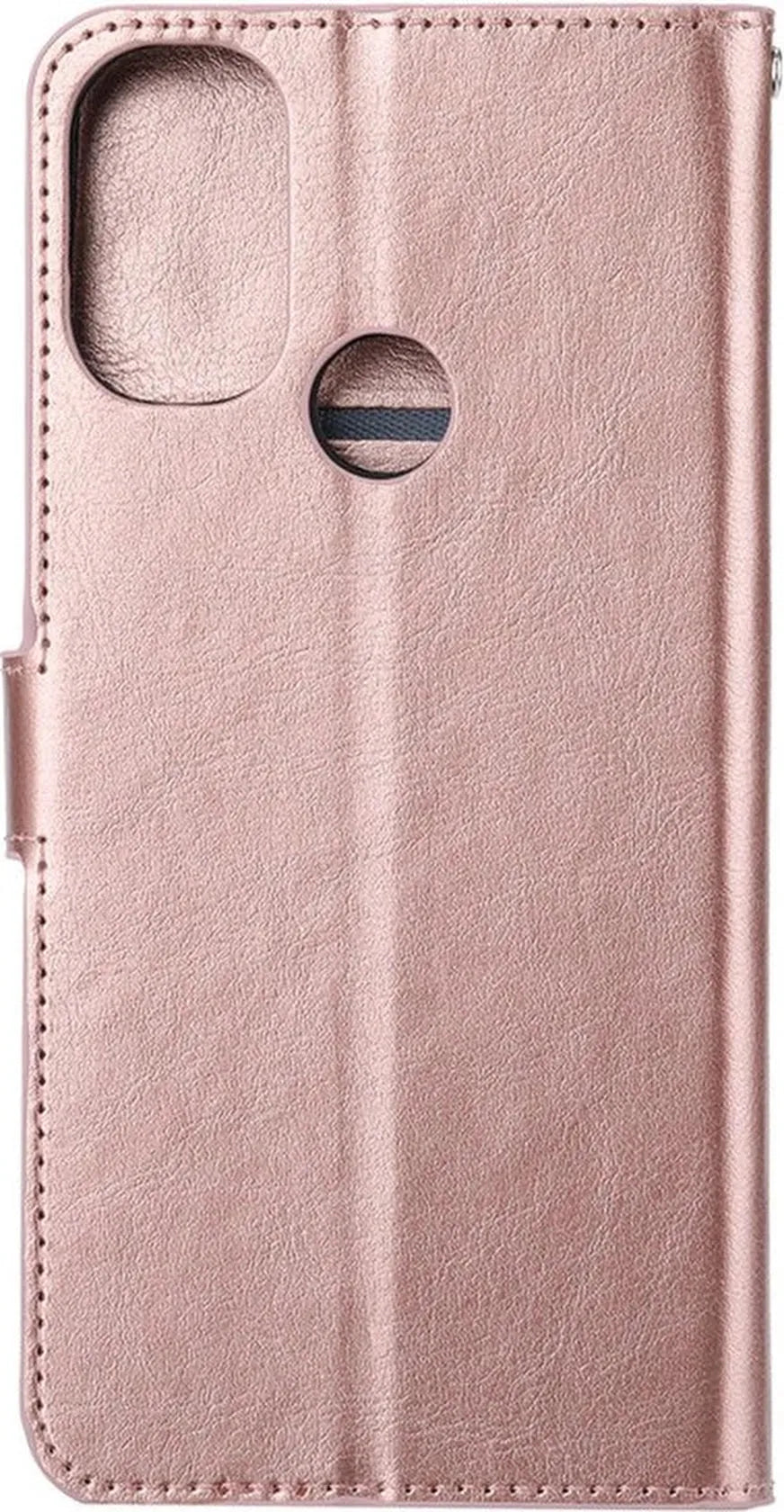 Motorola Moto G30/G20/G10 Hoesjes – Portemonnee Bookcase – Pasjeshouder – Magneetsluiting – Roségoud-Ilumina Benelux