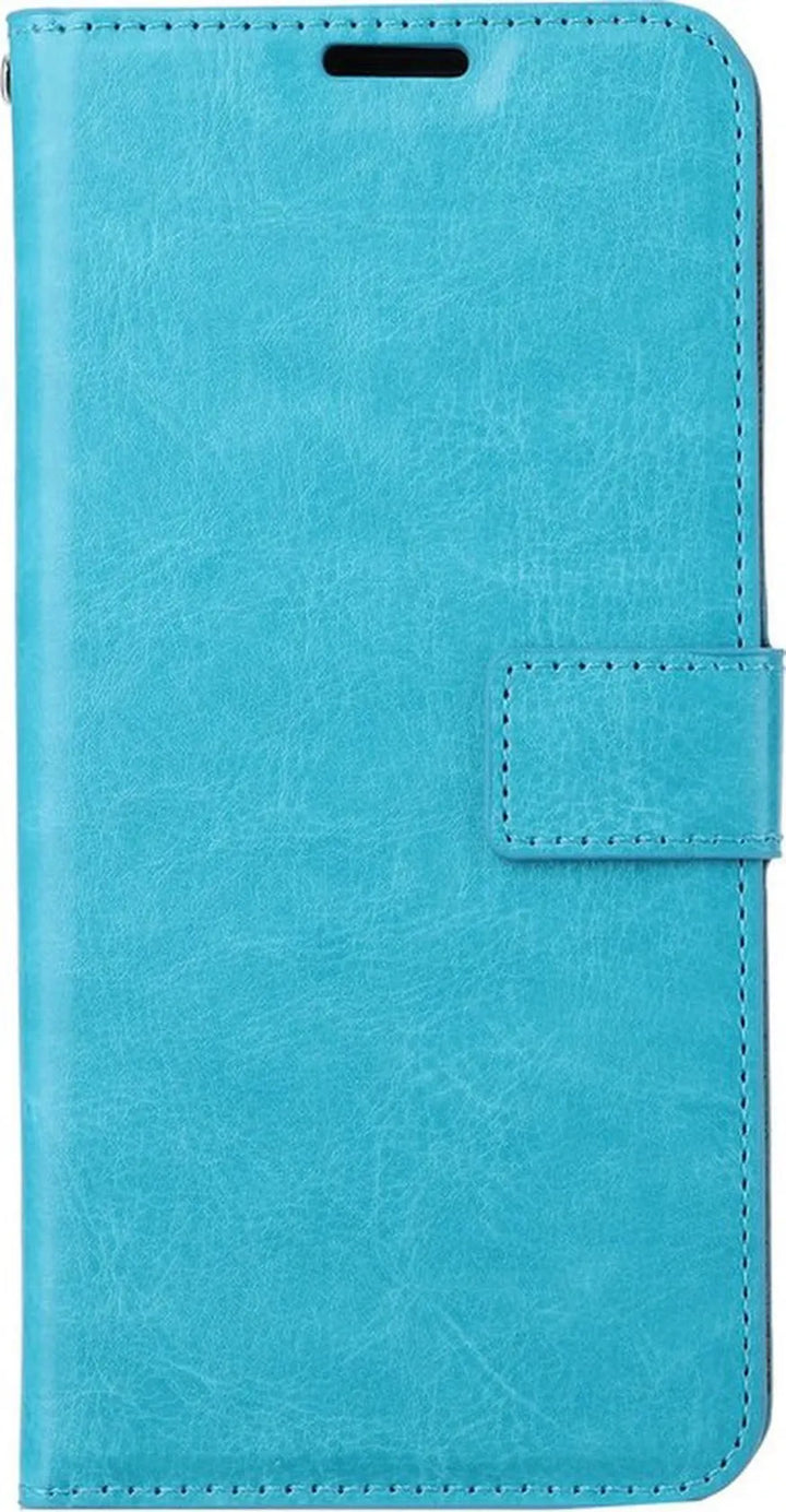 Motorola Moto G30/G20/G10 Hoesjes – Portemonnee Bookcase – Pasjeshouder – 2x Screenprotector – Turquoise-Ilumina Benelux