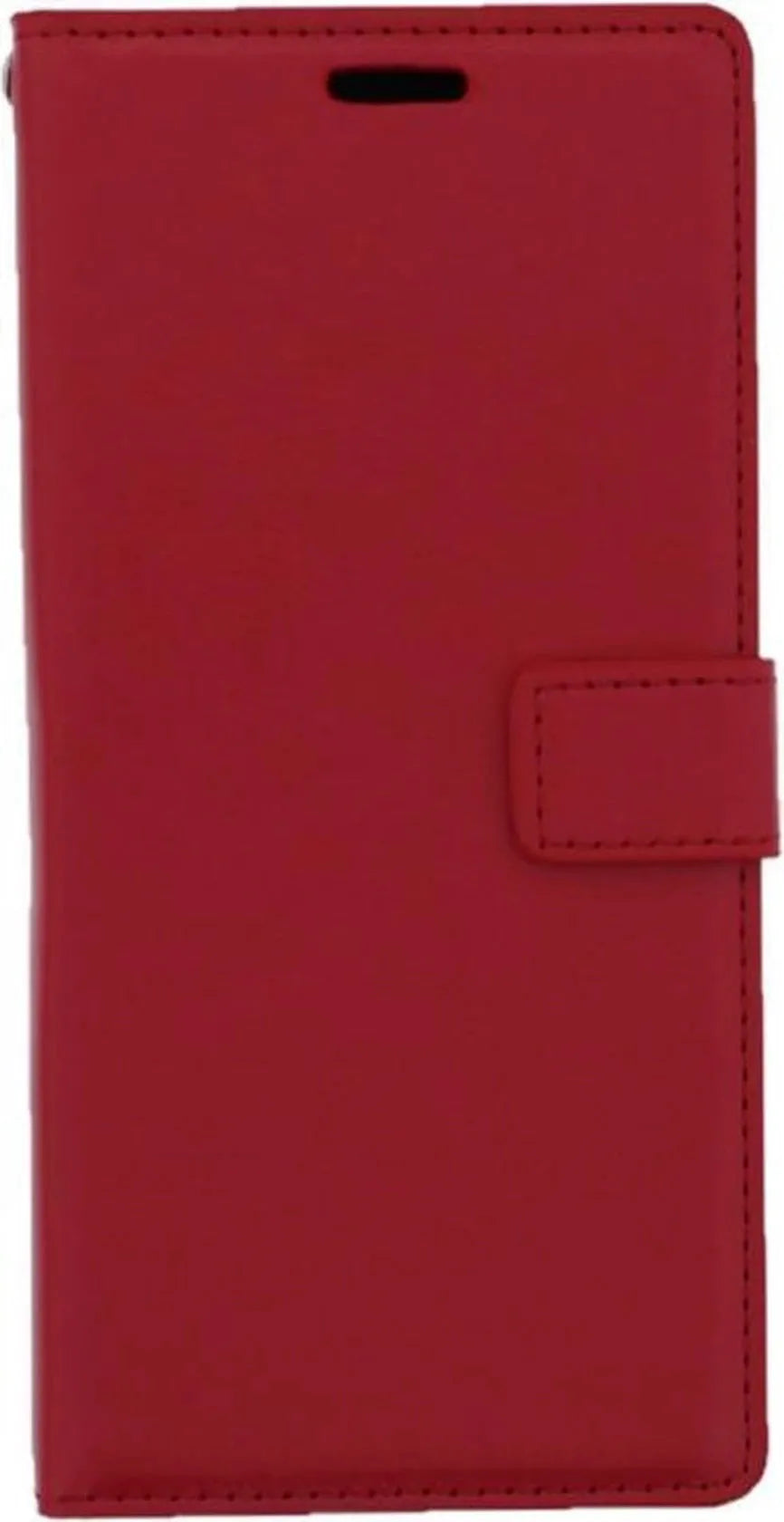 Sony Xperia 5 III Hoesjes – Bookcase Portemonnee – Pasjeshouder – Magneetsluiting – Rood + 2x Screenprotector-Ilumina Benelux