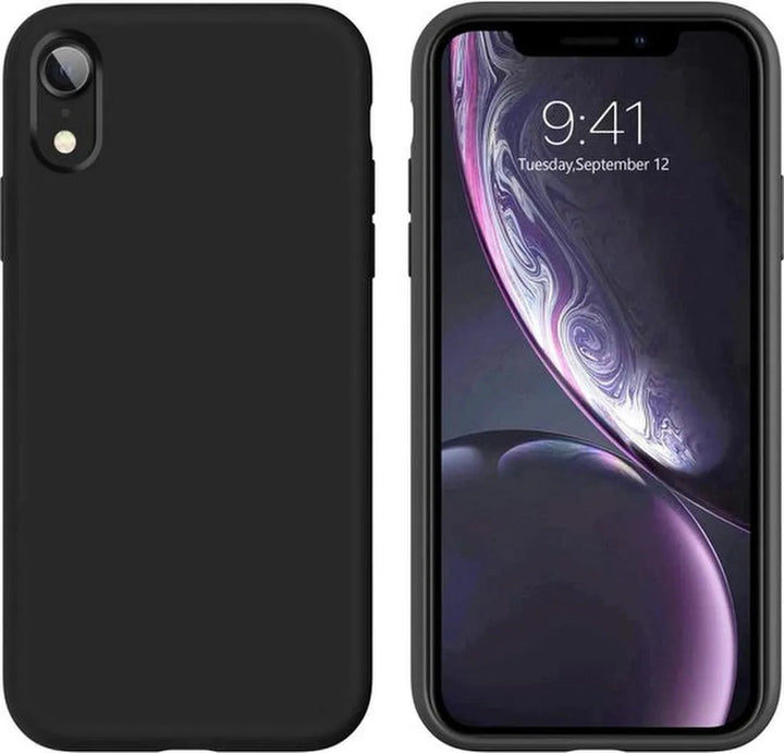 iPhone XR Hoesjes – TPU Siliconen Backcover – Schokbestendig – Inclusief 3x Screenprotector – Zwart-Ilumina Benelux
