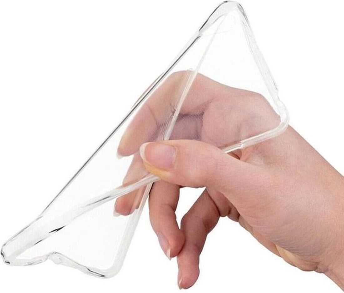 Soft Back Cover Hoesje Geschikt voor: Samsung Galaxy A30S / A50 / A50S TPU Silicone rubberen + 1x Tempered screenprotector - zwart