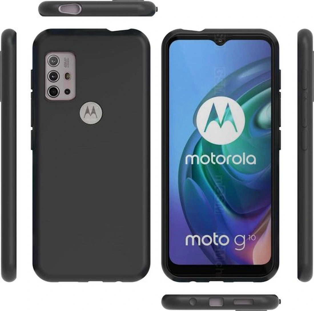 Motorola Moto G10/G20/G30 Hoesjes – Siliconen Backcover – Soft Grip – Zwart