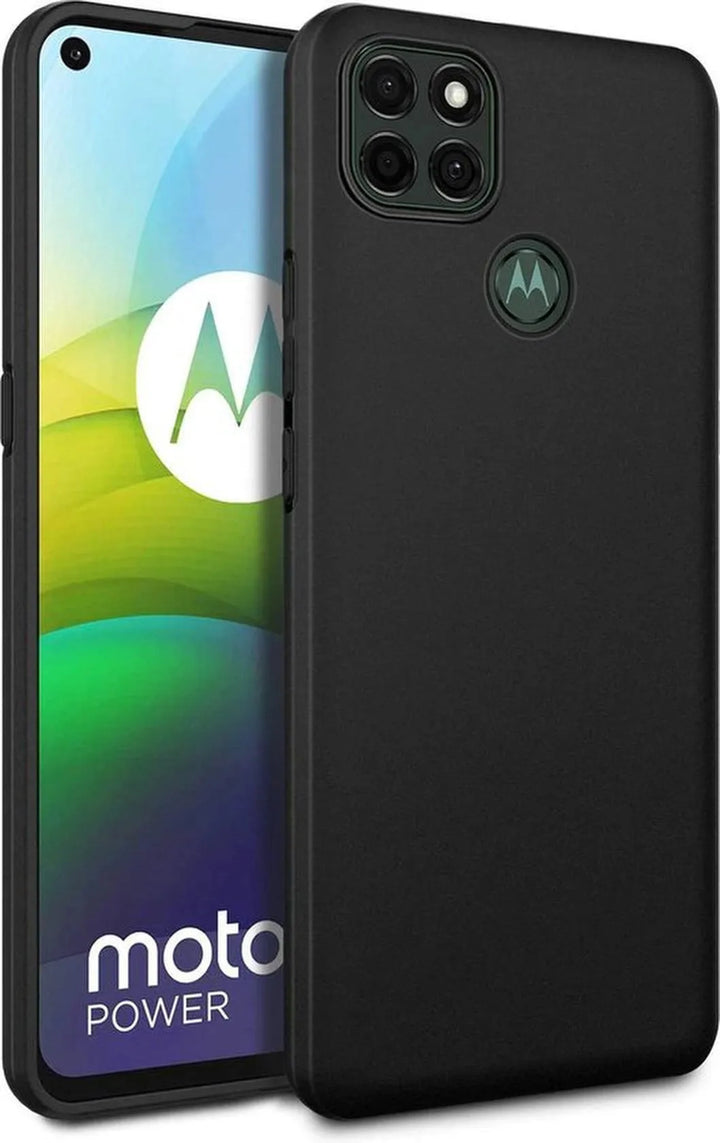 Motorola Moto G9 Power Hoesjes – Siliconen TPU Backcover – Inclusief 2x Screenprotector – Zwart-Ilumina Benelux