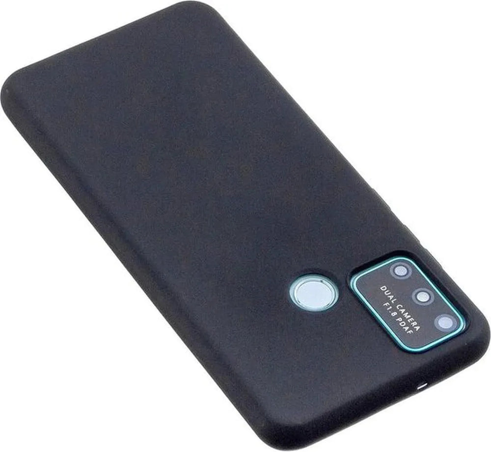 Huawei P Smart 2020 Hoesjes – Siliconen TPU Backcover – Inclusief 2x Screenprotector – Zwart-Ilumina Benelux