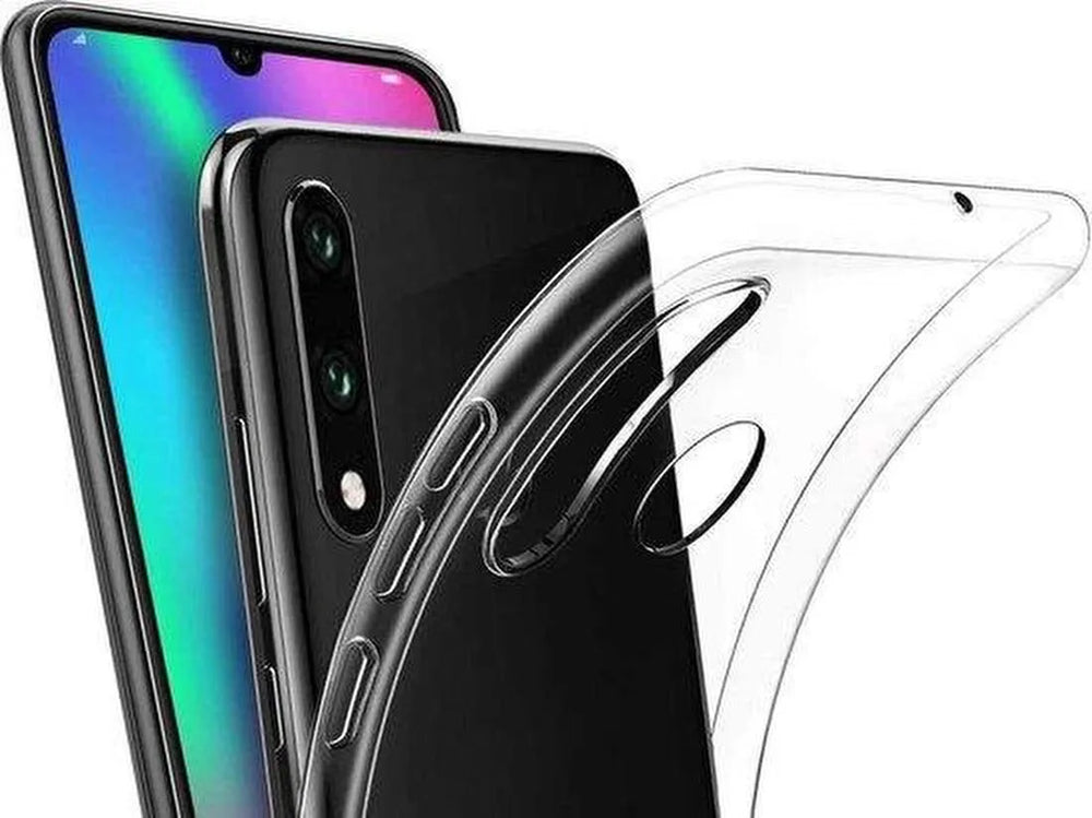 Huawei P30 Lite 2019/2020 Hoesjes – Transparante TPU Siliconen Backcover – Soft Case – Inclusief Gehard Glas Screenprotector-Ilumina Benelux