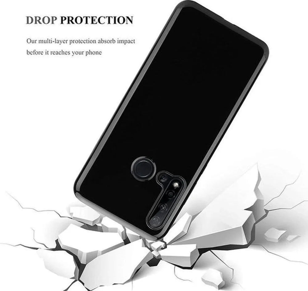 Huawei P20 Lite 2019 Hoesjes – TPU Siliconen Backcover – Soft Silicone – Incl. 3x Screenprotector – Zwart-Ilumina Benelux