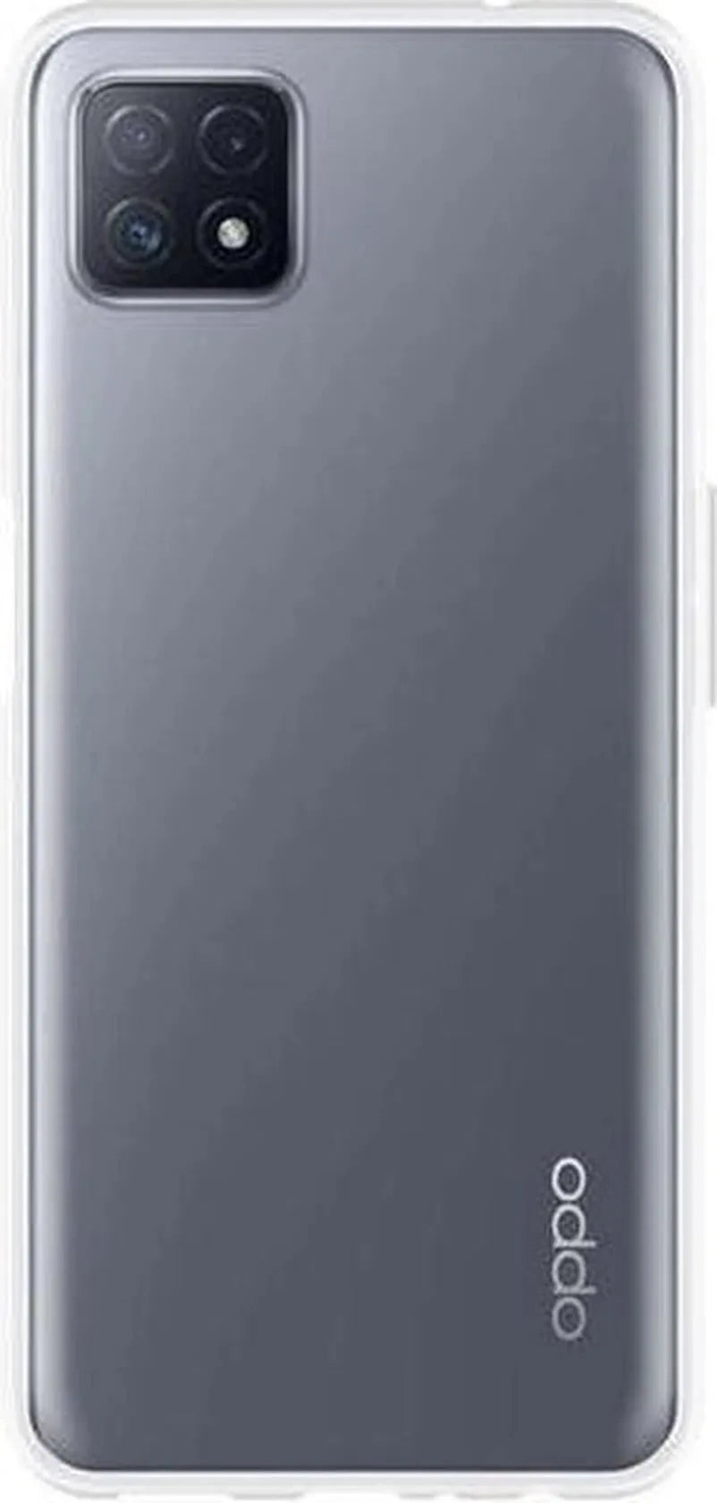 Oppo A73 Hoesjes – Transparante TPU Siliconen Backcover – Soft Case – Inclusief 1x Gehard Glas Screenprotector-Ilumina Benelux