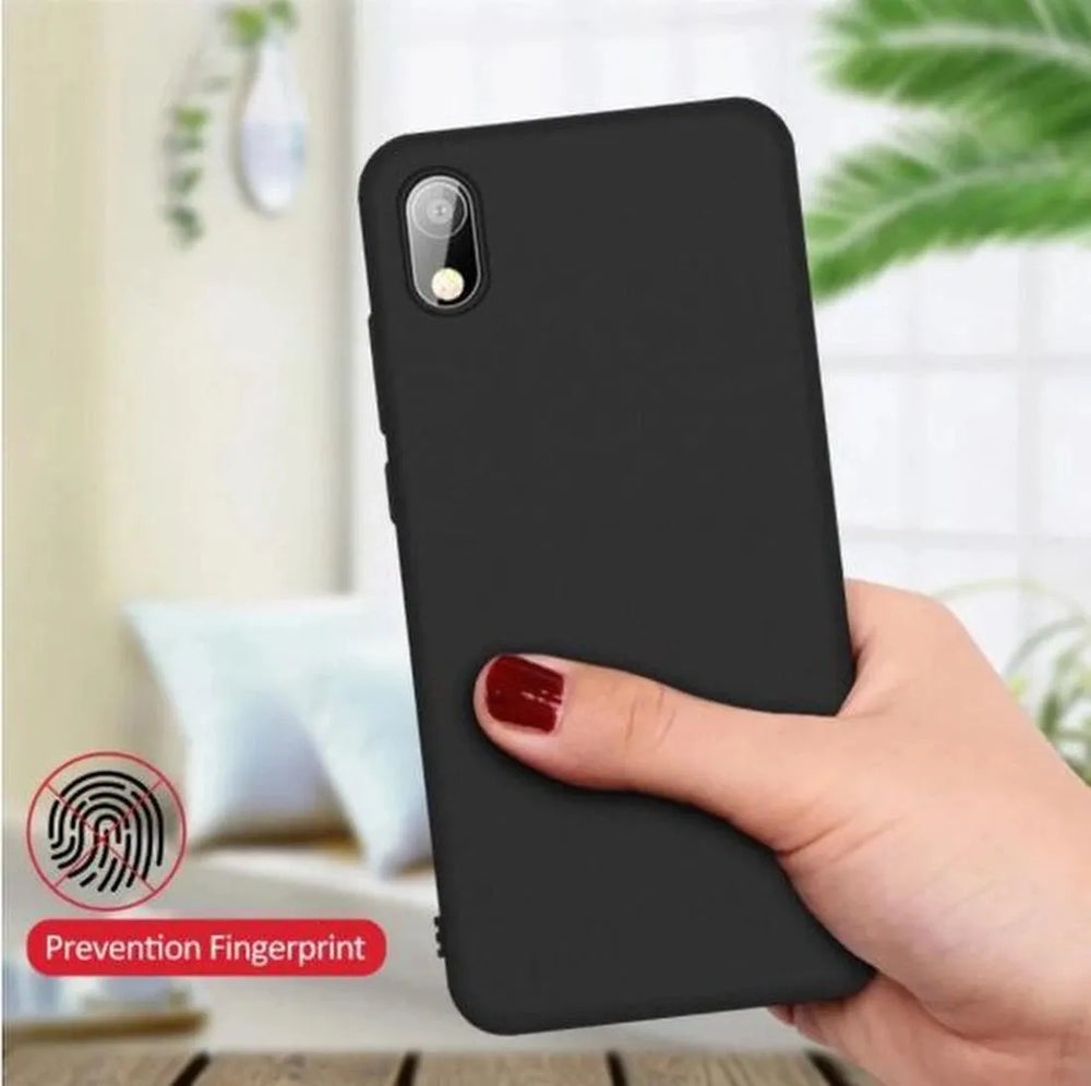 Xiaomi Redmi 9A/9AT Hoesjes – TPU Siliconen Backcover – Inclusief Screenprotector – Schokbestendig – Zwart-Ilumina Benelux