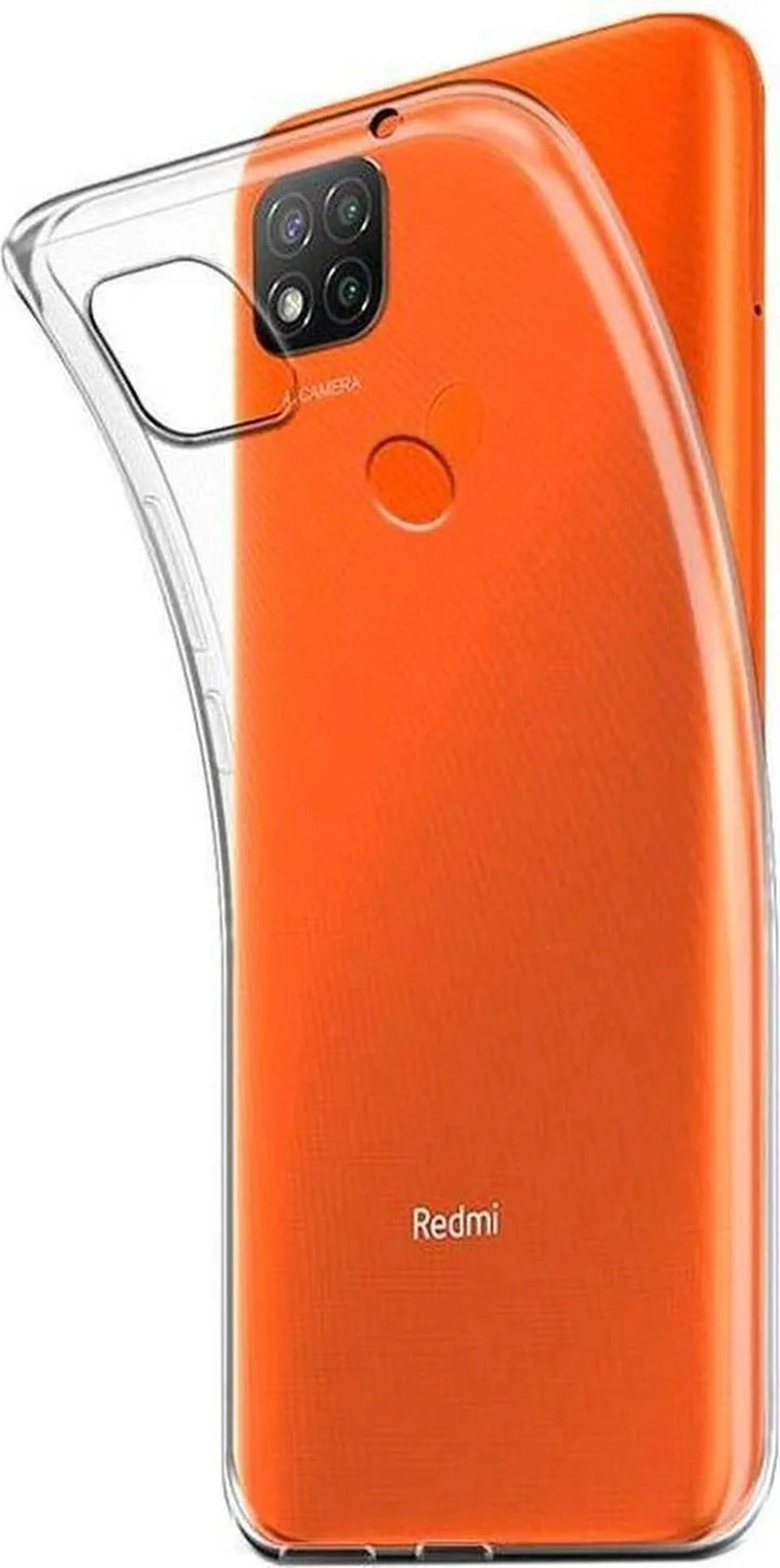 Xiaomi Redmi 9C Hoesjes – Transparante TPU Siliconen Backcover – Soft Case – Inclusief 2x Gehard Glas Screenprotector-Ilumina Benelux